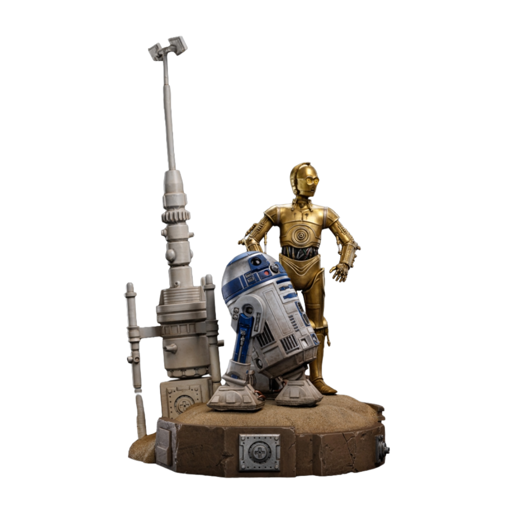 Estátua C-3PO and R2-D2 Deluxe - Star Wars - Art Scale 1/10 - Iron