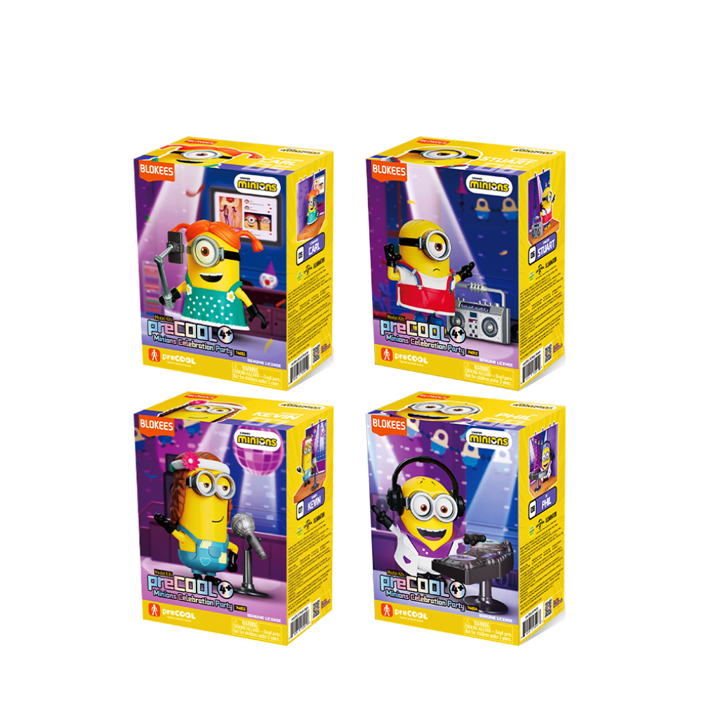 BOX Sortido Celebration Party Serier Assembly – Minions – preCool 02 – Blokees