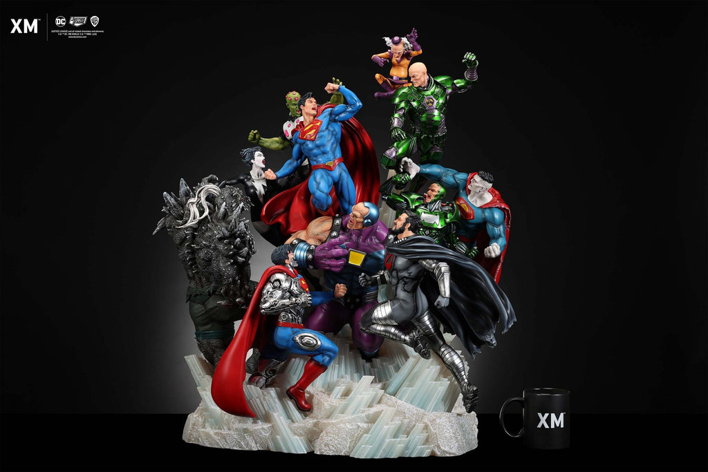 Estátua Superman Justice by David Finch (Color Version) - Dc Comics - sixth Scale Diorama - XM Studios