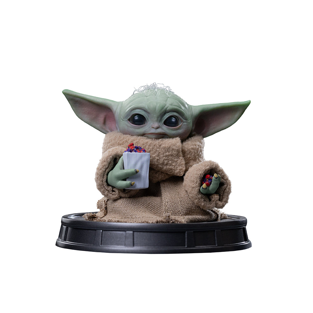 Estátua Grogu Popcorn Time - Mandalorian and Grogu Movie - Grogu Collection - Iron Studios