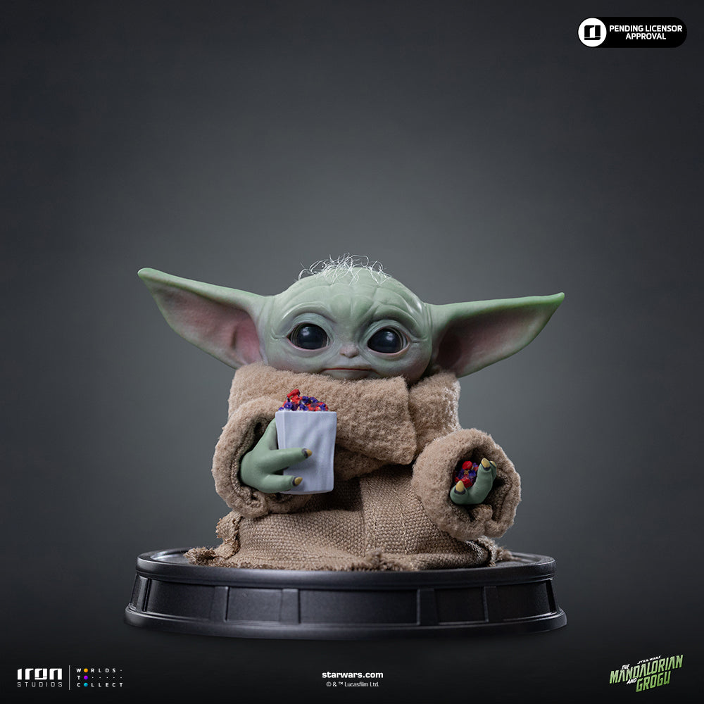 Estátua Grogu Popcorn Time - Mandalorian and Grogu Movie - Grogu Collection - Iron Studios