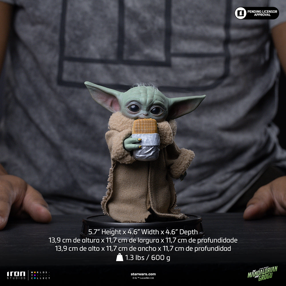 Estátua Grogu Food Cart Snack - Mandalorian and Grogu Movie - Grogu Collection - Iron Studios