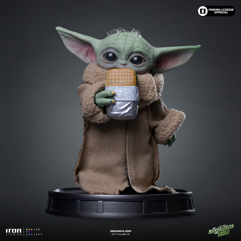 Estátua Grogu Food Cart Snack - Mandalorian and Grogu Movie - Grogu Collection - Iron Studios