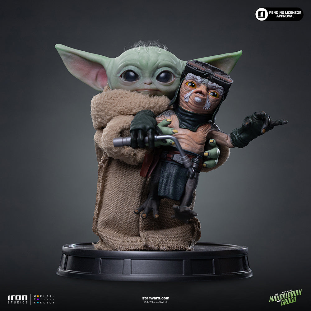Estátua Grogu No Squeezy - Mandalorian and Grogu Movie - Grogu Collection - Iron Studios