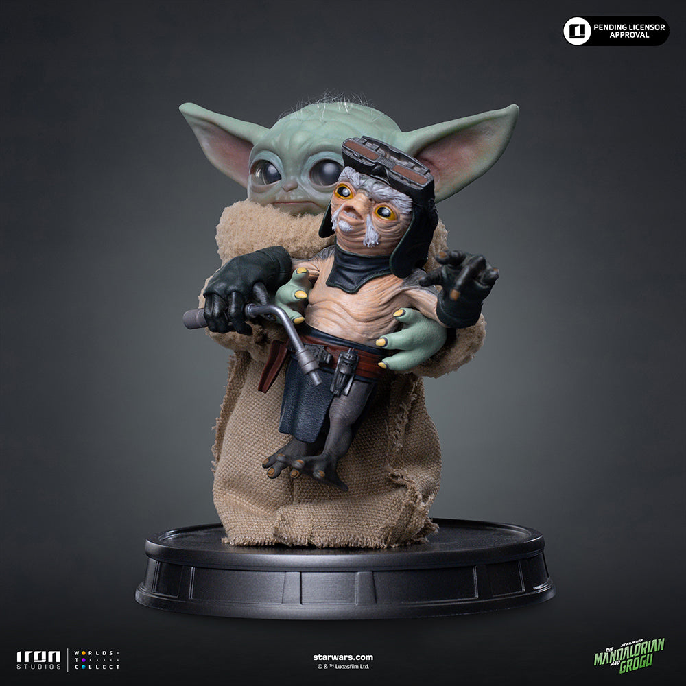 Estátua Grogu No Squeezy - Mandalorian and Grogu Movie - Grogu Collection - Iron Studios