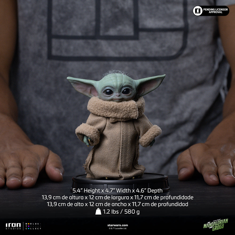 Estátua Grogu Always Curious - Mandalorian and Grogu Movie - Grogu Collection - Iron Studios