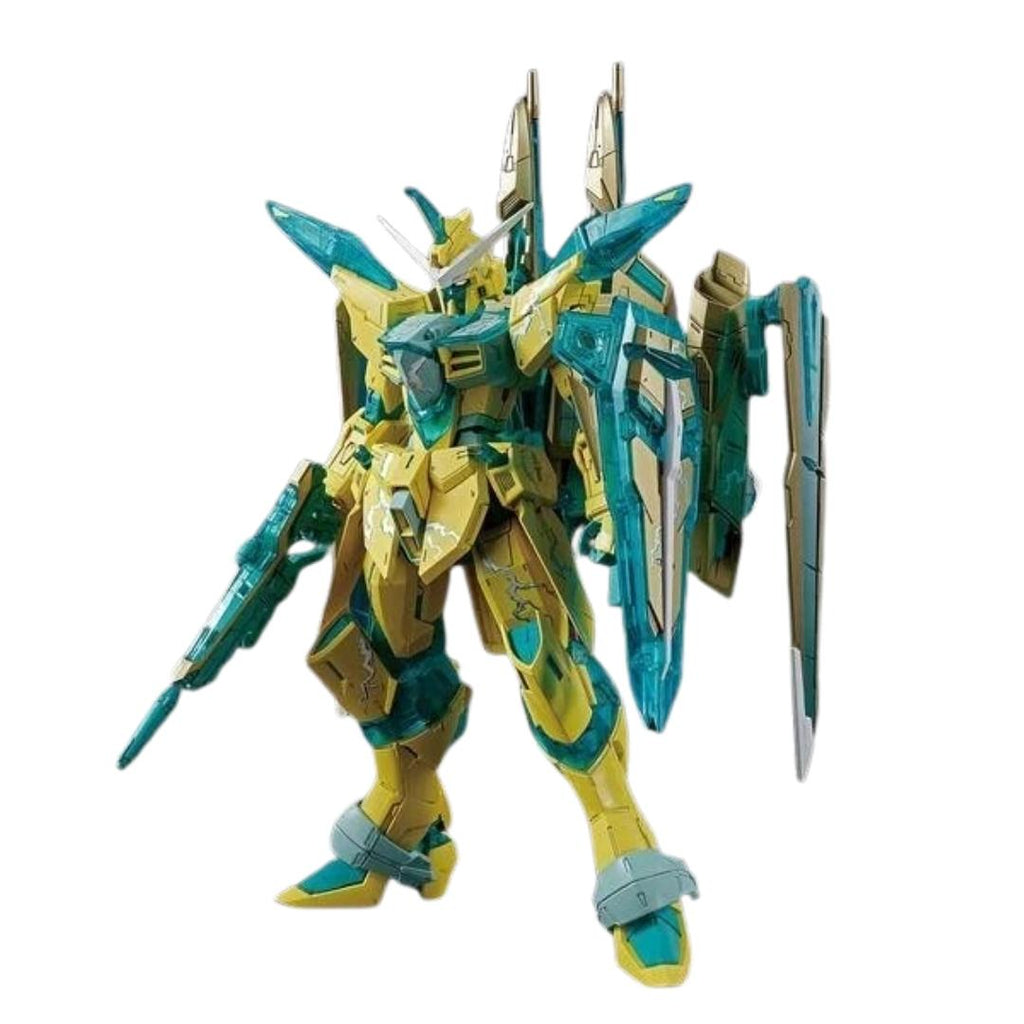 Figura Justice Gundam (Cross Contrast Colors Clear Green) - Gundam - Mg - Bandai