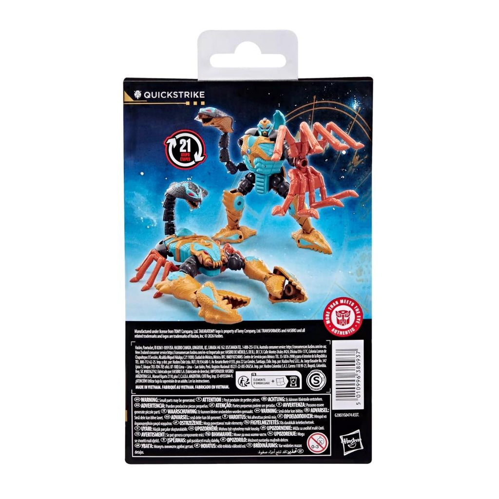 Figura Quickstrike - Transformers Generations - Deluxe Class – Hasbro