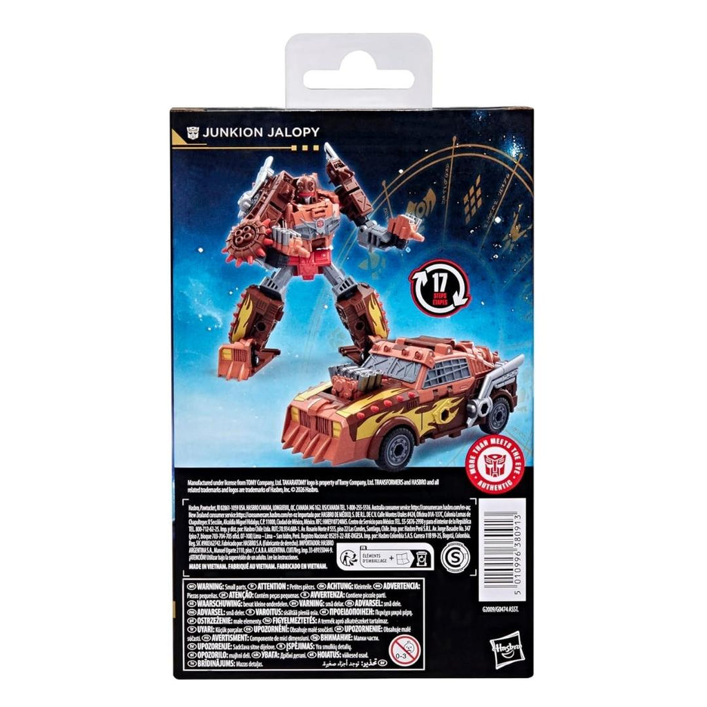 Figura Junkion Jalopy - Transformers Generations - Deluxe Class – Hasbro