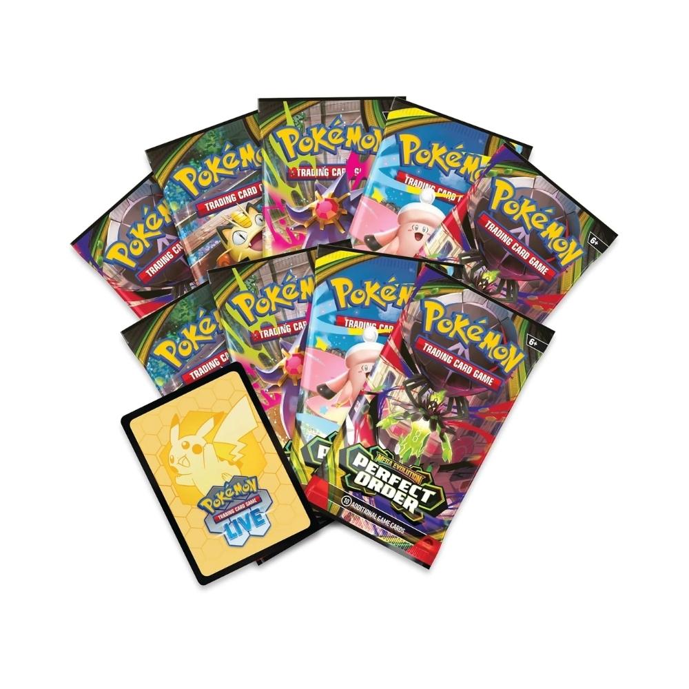 Pokemon TCG: Mega Evolution - Perfect Order - Elite Trainer Box - Ingles - Galapagos