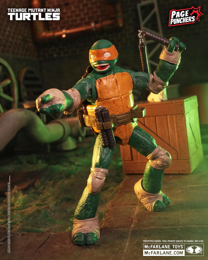 Figura Michelangelo - TMNT Page Punchers Wave 2 With Comic -  5
