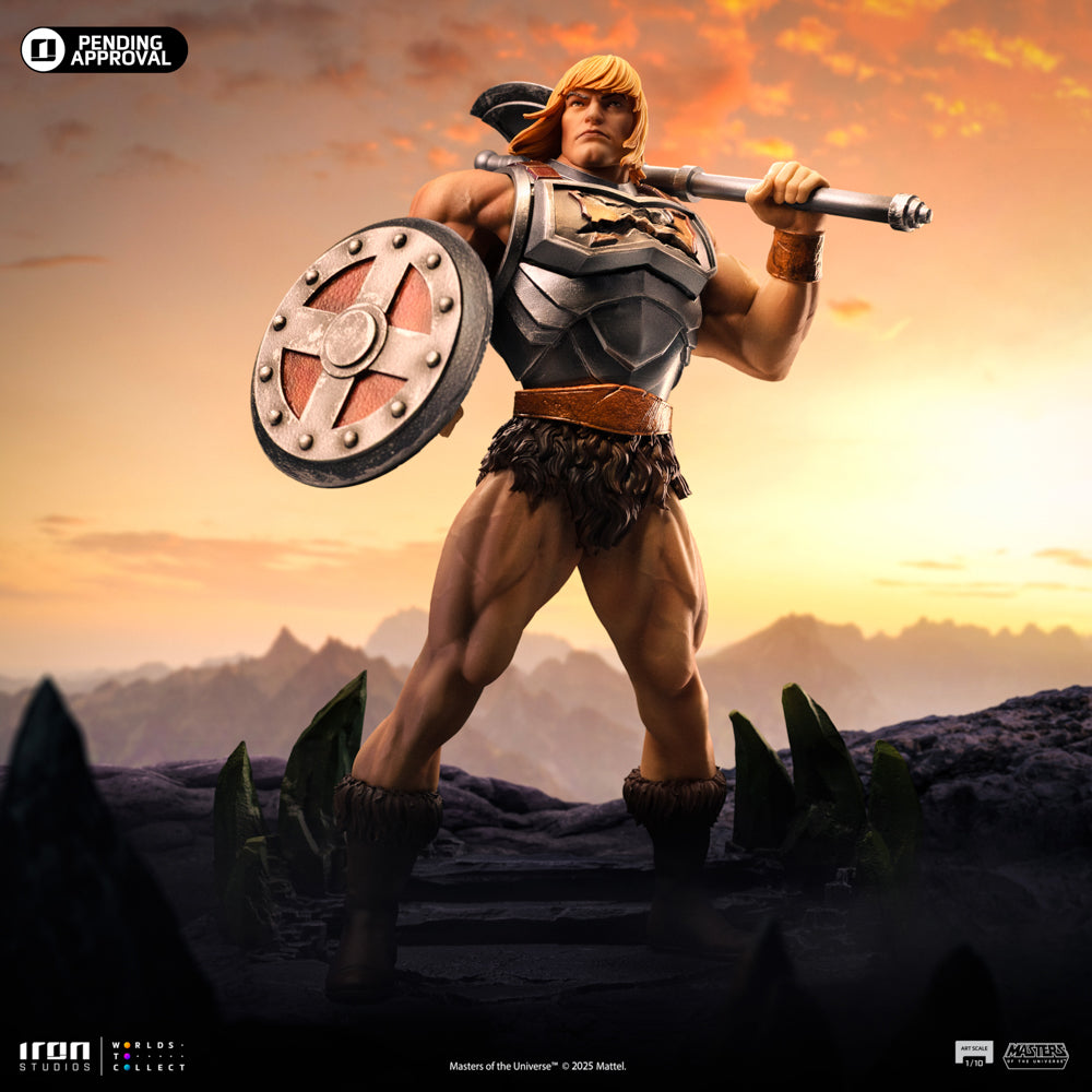 Estátua He-Man (Battle Armor Version) - Masters of the Universe - Art Scale 1/10 - Iron Studios