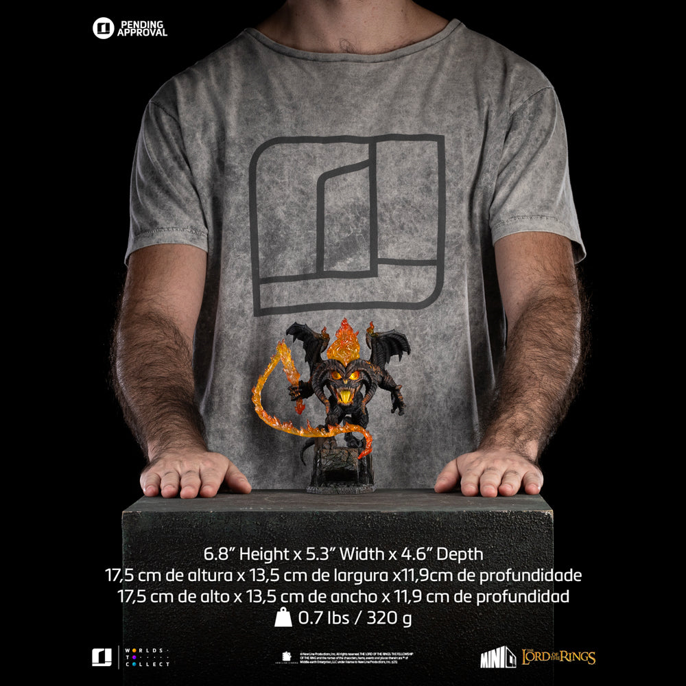 Estátua Balrog - The Lord of the Rings - Minico - Iron Studios