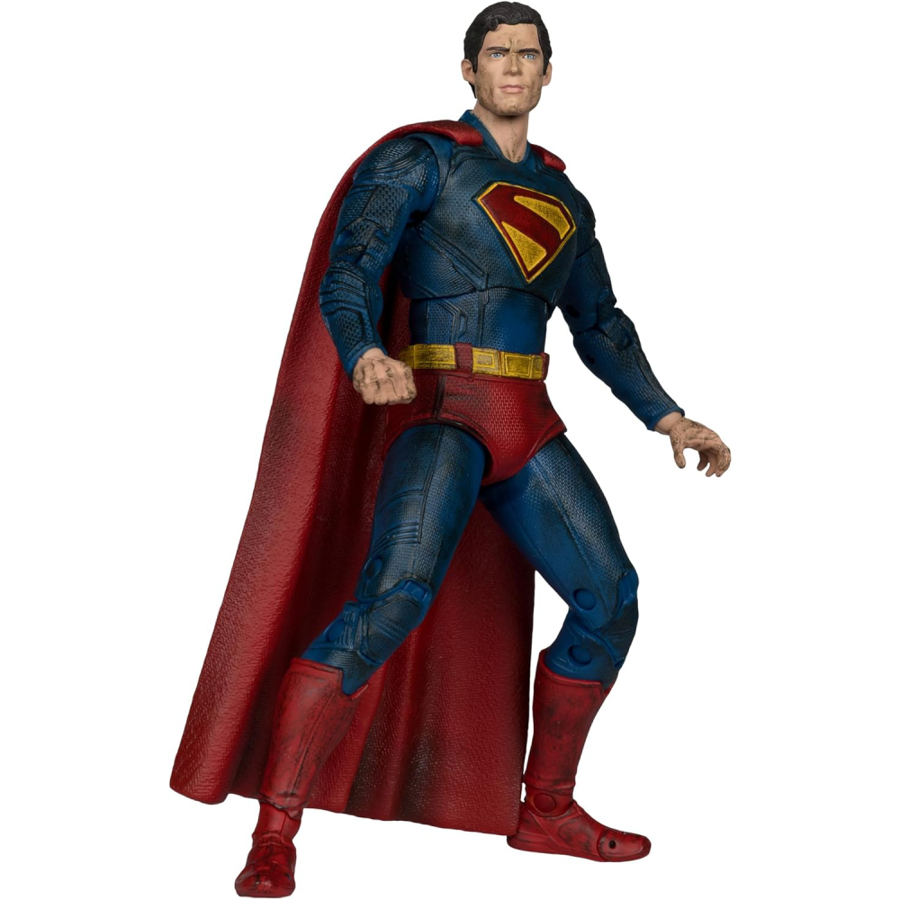 Figura Superman Battle Damage Gold Label - Superman Movie - DC Movie - 7
