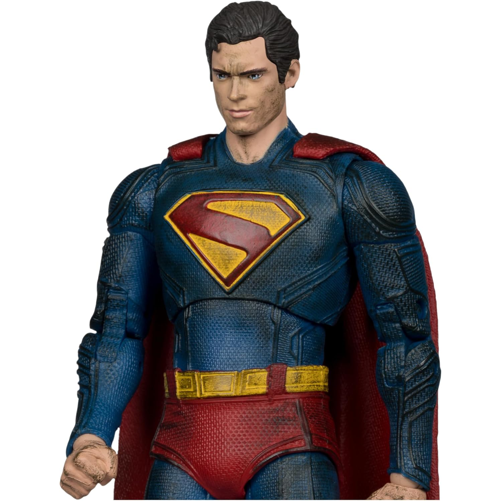 Figura Superman Battle Damage Gold Label - Superman Movie - DC Movie - 7