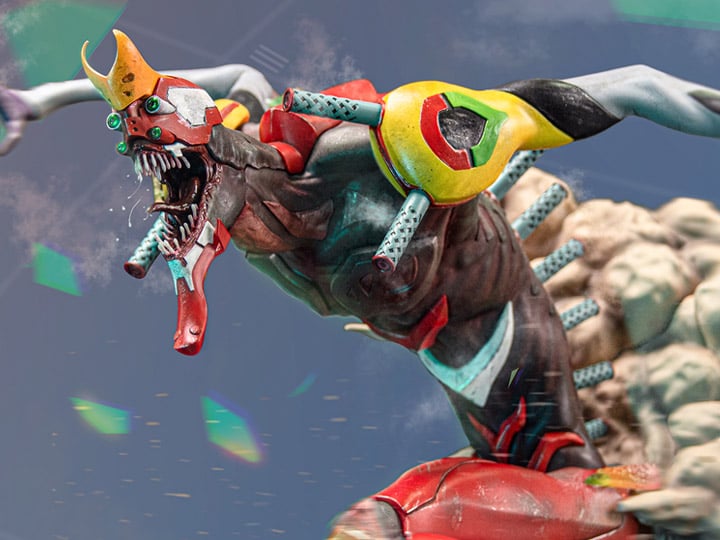 Estátua Neon Genesis Evangelion EVA Unit-02 (Beast Mode) Limited Edition Statue - Infinity Studio