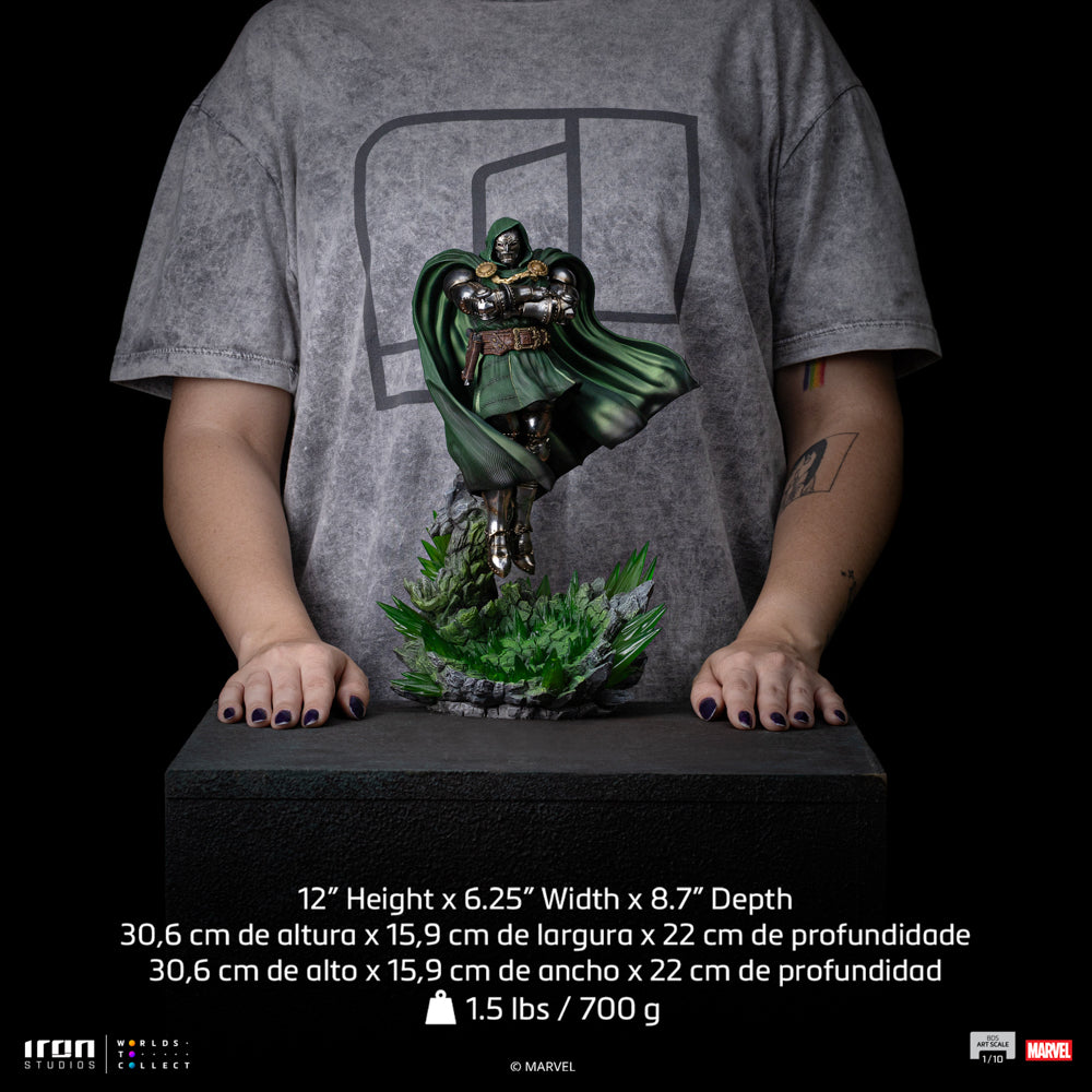 Estátua Doctor Doom - Infinity Gauntlet Diorama - BDS Art Scale 1/10 - Iron Studios