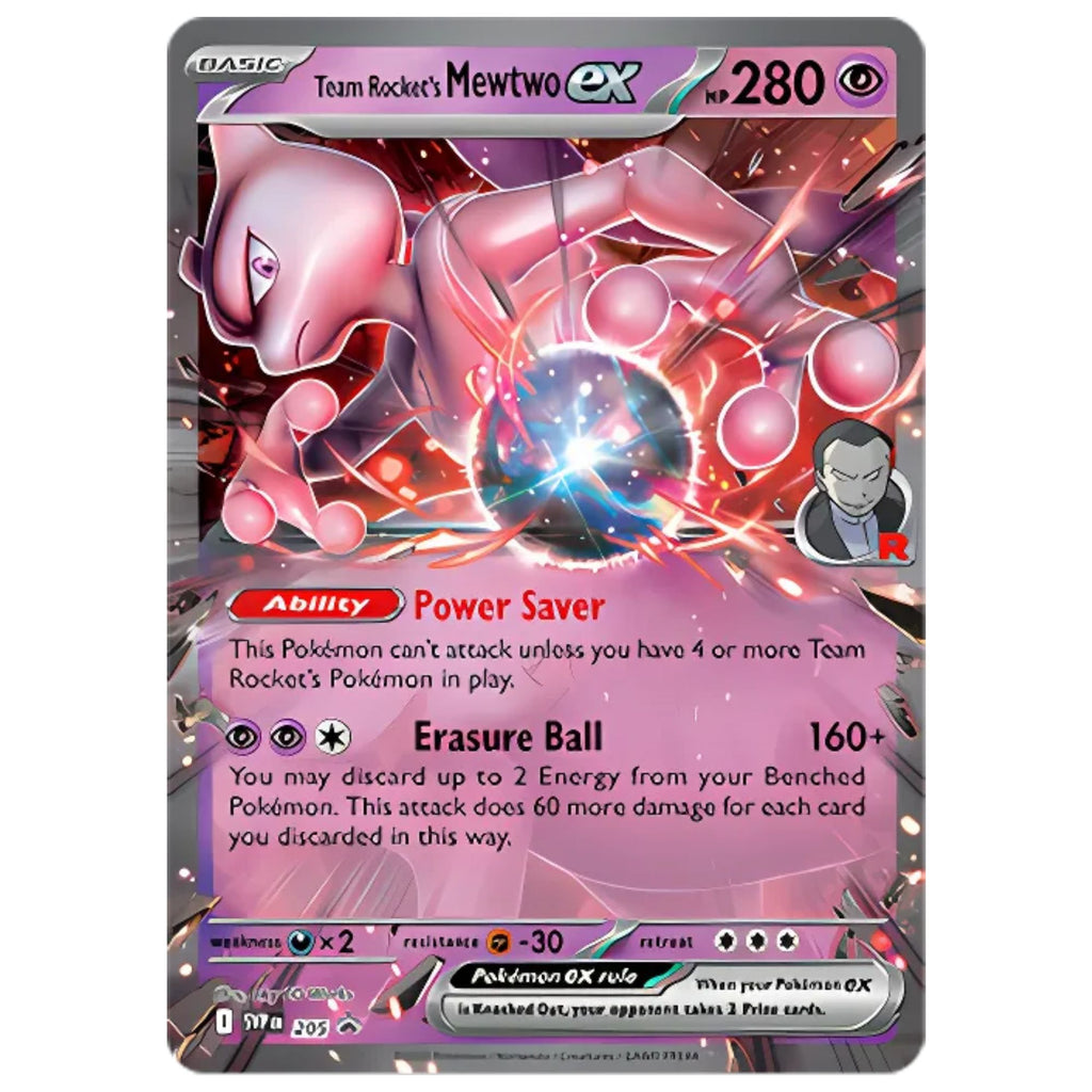Team's Rocket Mewtwo Ex Box - Pokémon TCG: Destined Rivals - Inglês - Galápagos