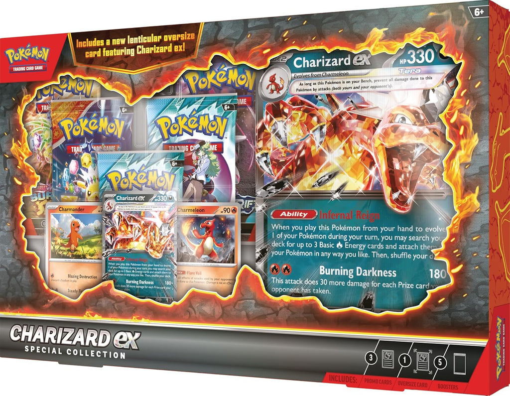 Coleção Especial Charizard ex - Inglês - Pokémon Tcg - Galápagos