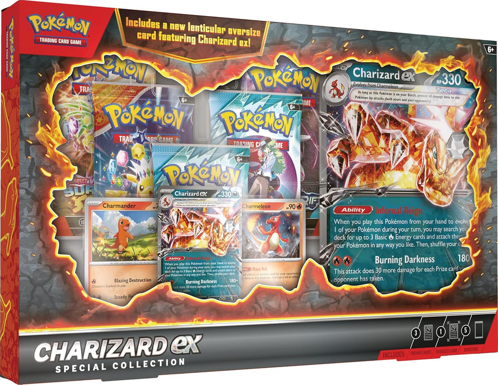 Coleção Especial Charizard ex - Inglês - Pokémon Tcg - Galápagos