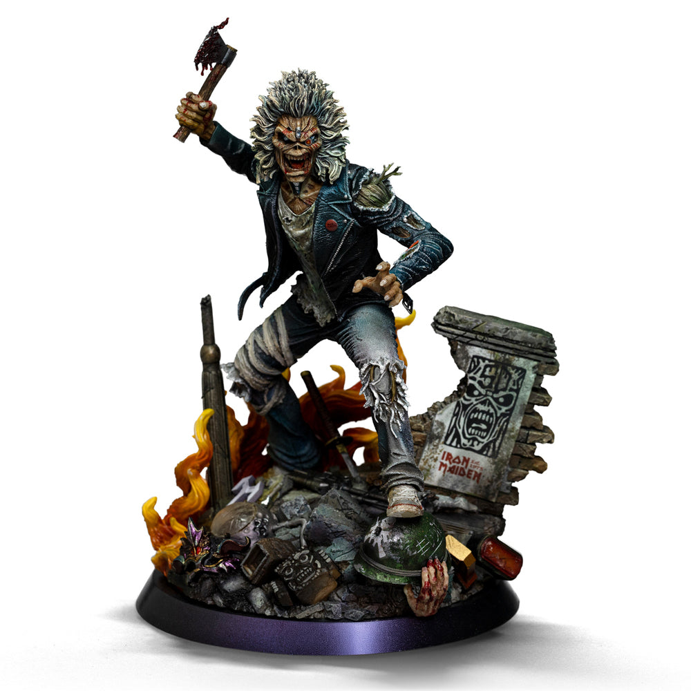 Estátua Eddie 50th Year Anniversary - Iron Maiden - Art Scale 1/10 - Iron Studios_VOUCHER