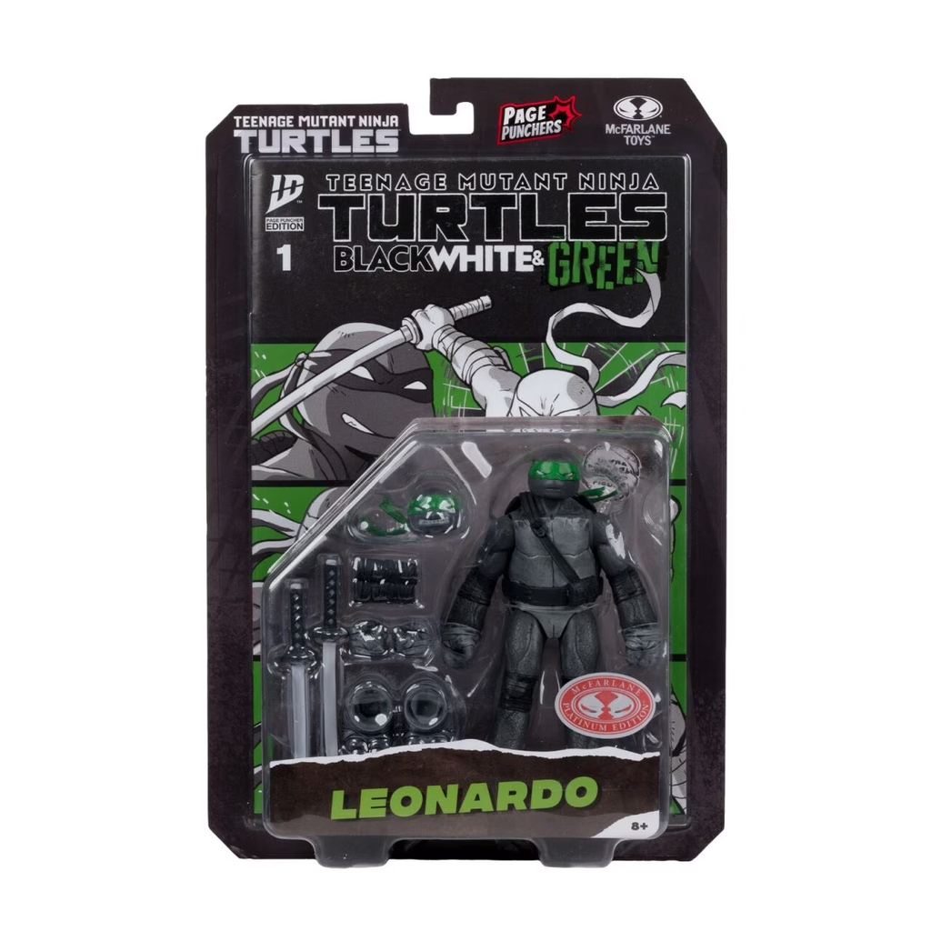 Figura Leonardo (Black, White & Green)(Page Punchers) - TMNT - 5