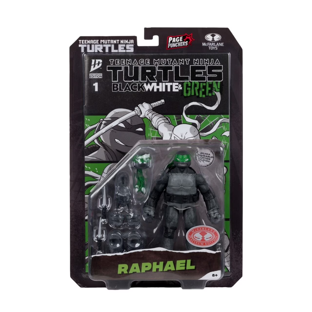Figura Raphael (Black, White & Green)(Page Punchers) - TMNT - 5