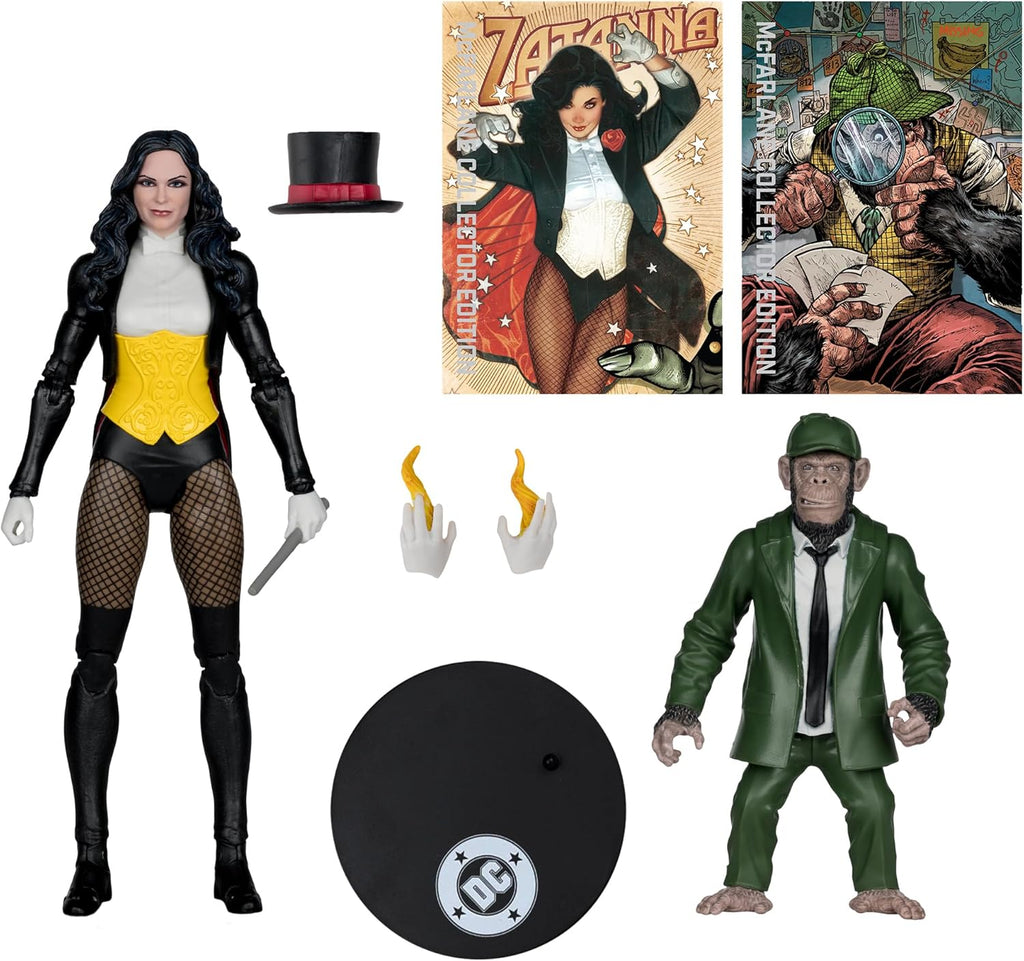 Figura Zatanna with Detective Chimp (DC Classic) - Collector Edition #53 - 7
