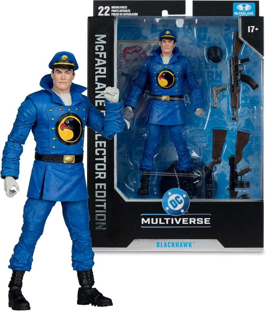 Figura Black Hawk #49 (DC CLASSIC) - Collector Edition - Dc Comics Wave 13 - 7'' Scale - Mcfarlane