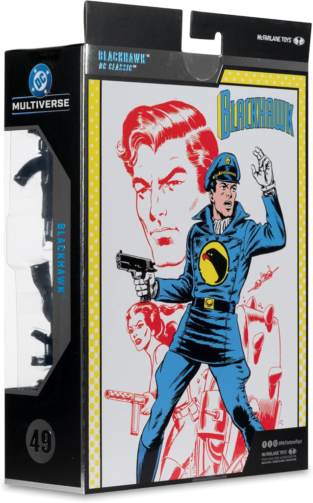 Figura Black Hawk #49 (DC CLASSIC) - Collector Edition - Dc Comics Wave 13 - 7'' Scale - Mcfarlane
