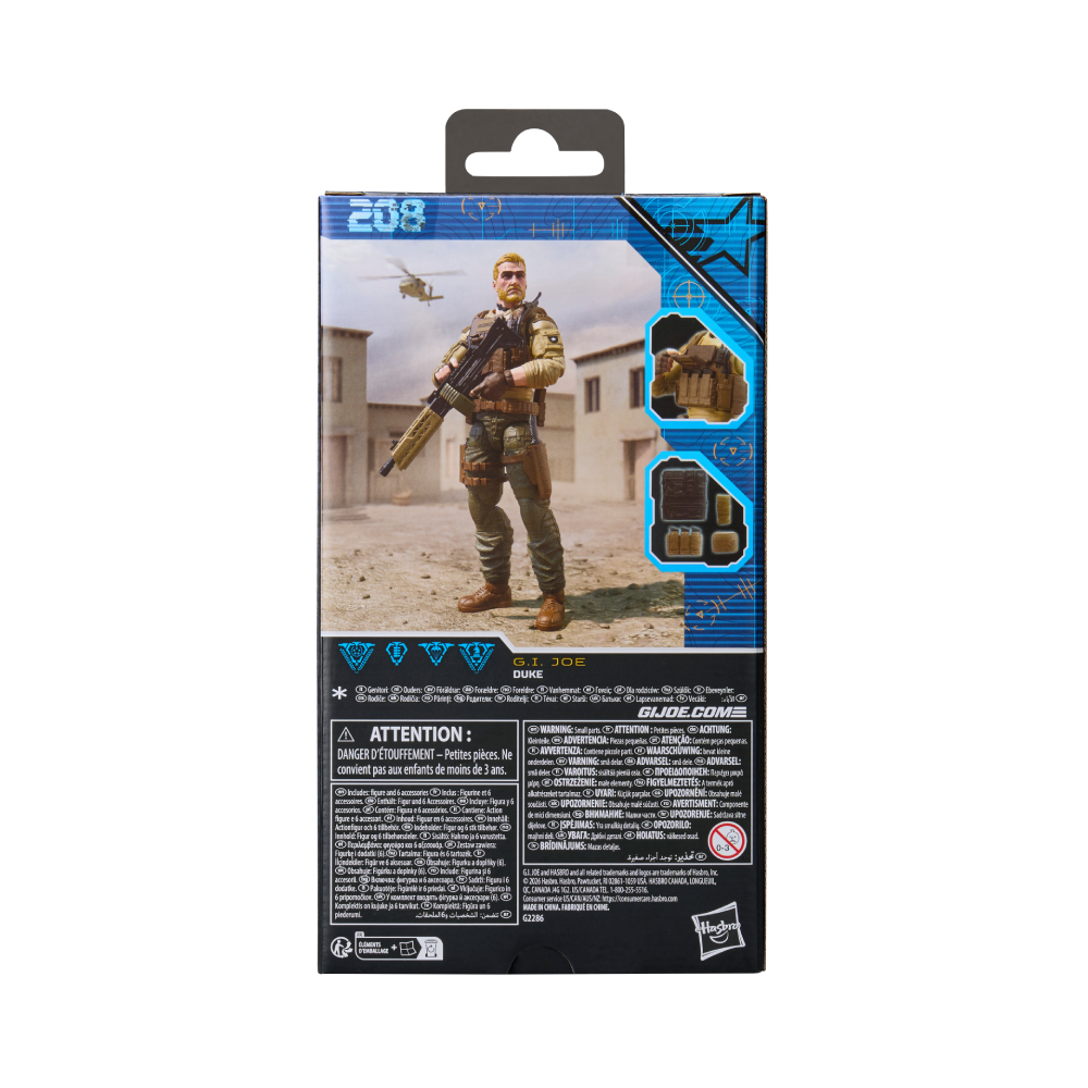 Figura Duke - G.I. Joe Classified Series #208 - Hasbro