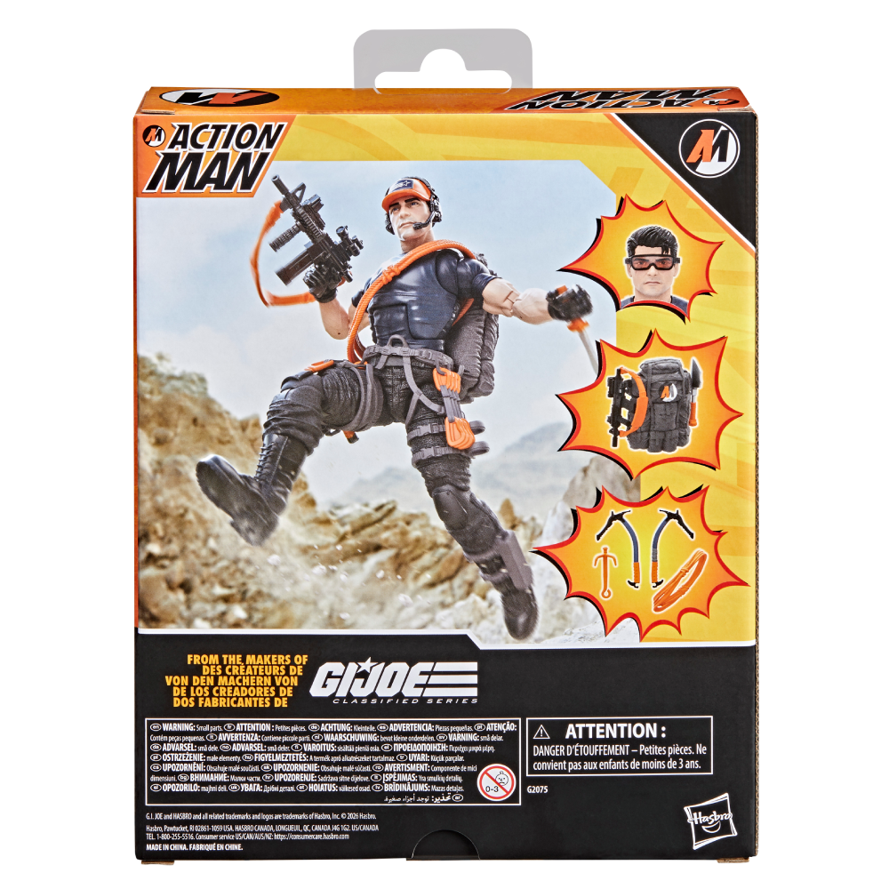 Figura Action Man From The Creators of G.I Joe Classified - Hasbro