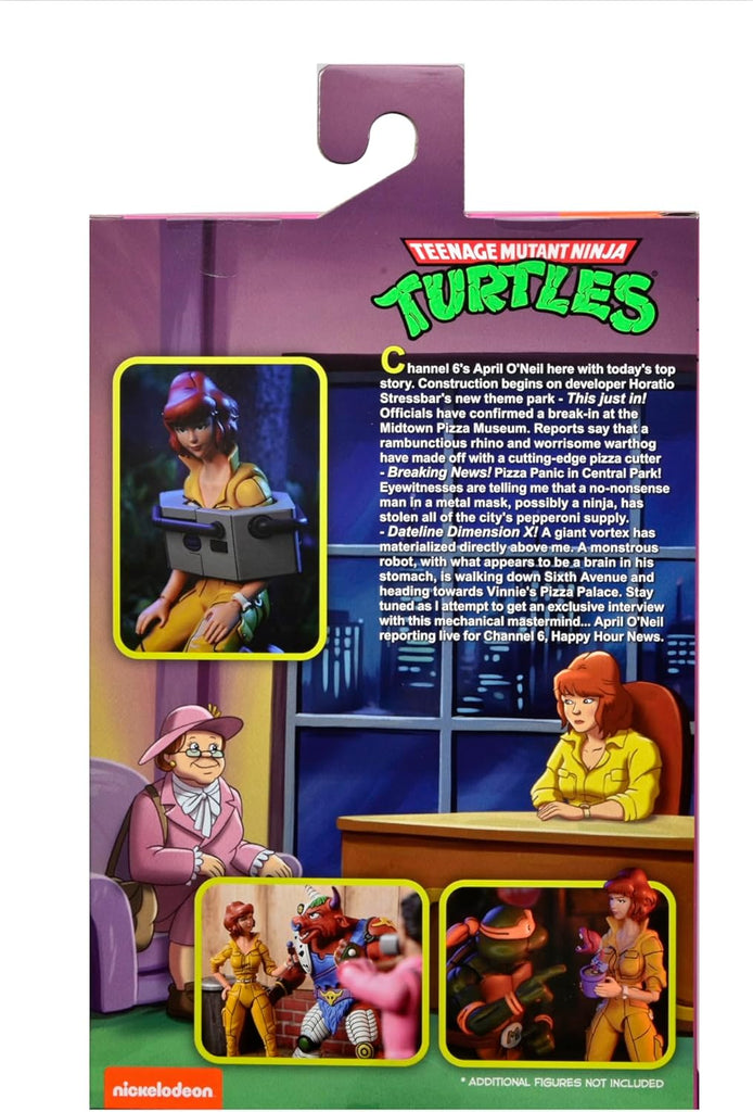 Figura Ultimate April O'Neil - Cartoon - TMNT - NECA