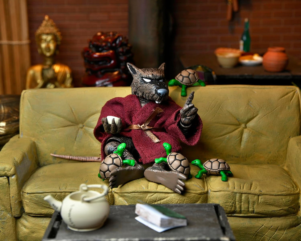 Figura Splinter TMNT Mirage Comics 7” Scale - Neca
