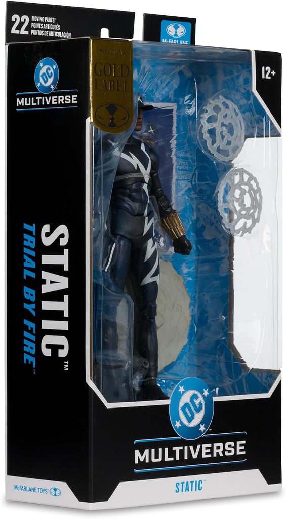 Figura Static Shock (#1) Gold Label - Dc Multiverse - Fire Testing - 7