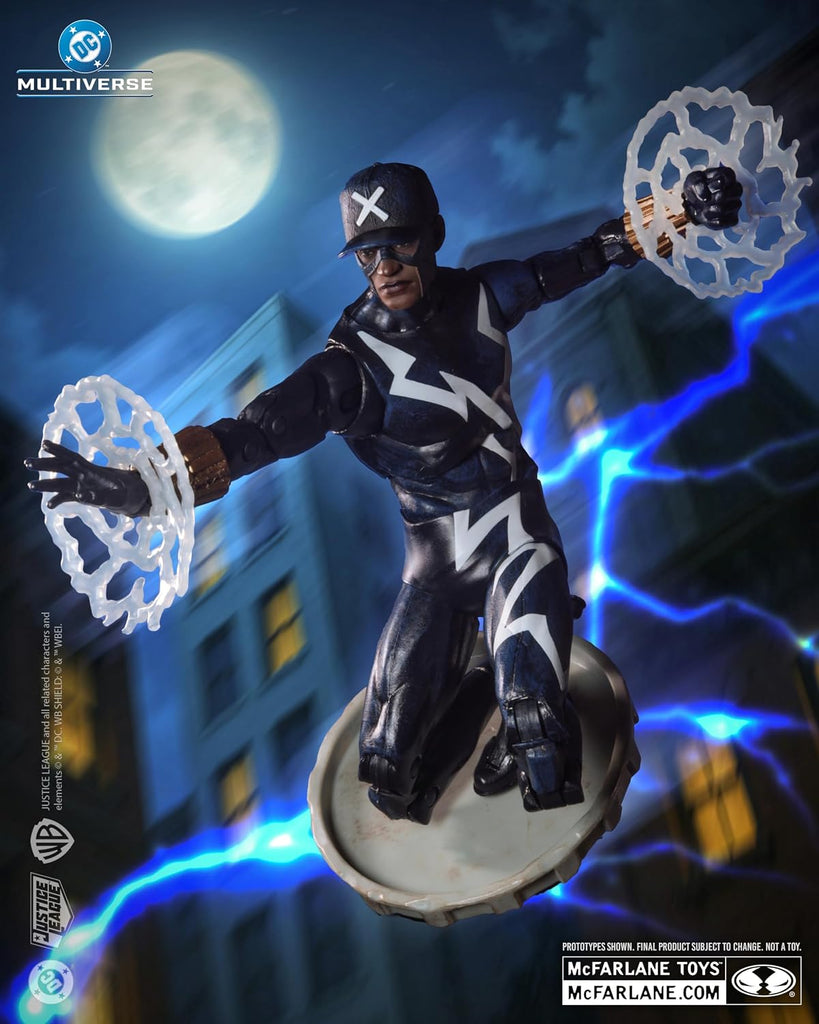Figura Static Shock (#1) Gold Label - Dc Multiverse - Fire Testing - 7