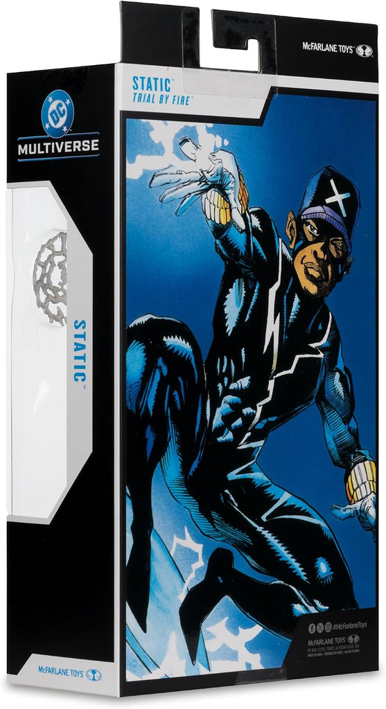 Figura Static Shock (#1) Gold Label - Dc Multiverse - Fire Testing - 7