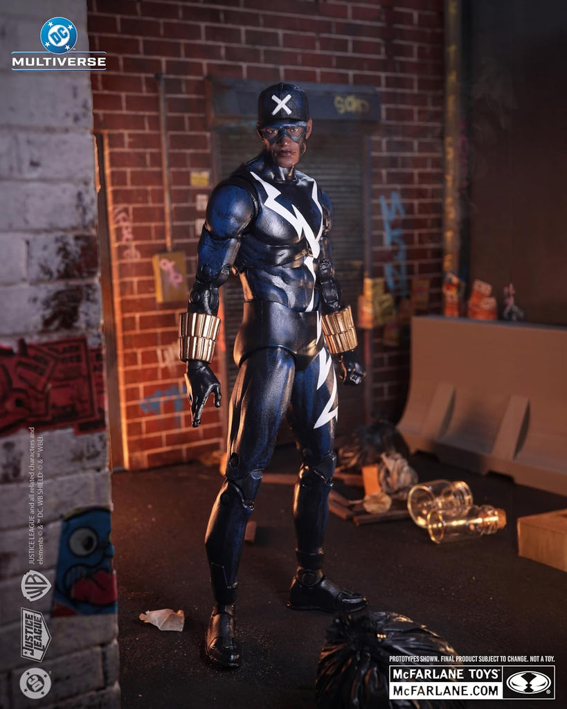 Figura Static Shock (#1) Gold Label - Dc Multiverse - Fire Testing - 7