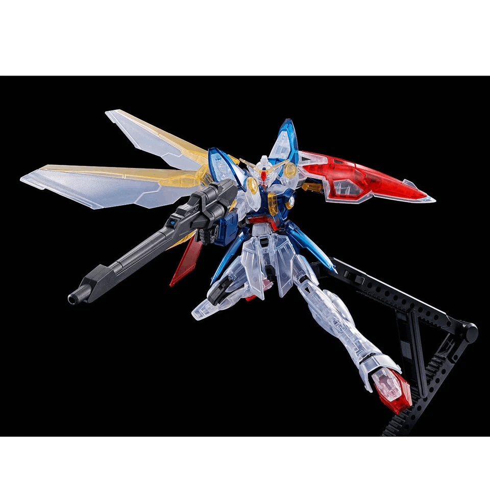 Figura Model Kit Wing Gundam (Clear Color) – Mobile Suit Gundam Wing – HG 1/144 – Bandai
