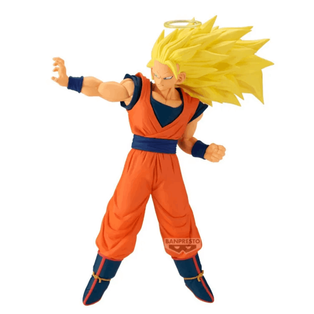 Estátua Super Saiyan 3 Son Goku (vs Majin Buu) – Dragon Ball Z – Match Makers – Banpresto