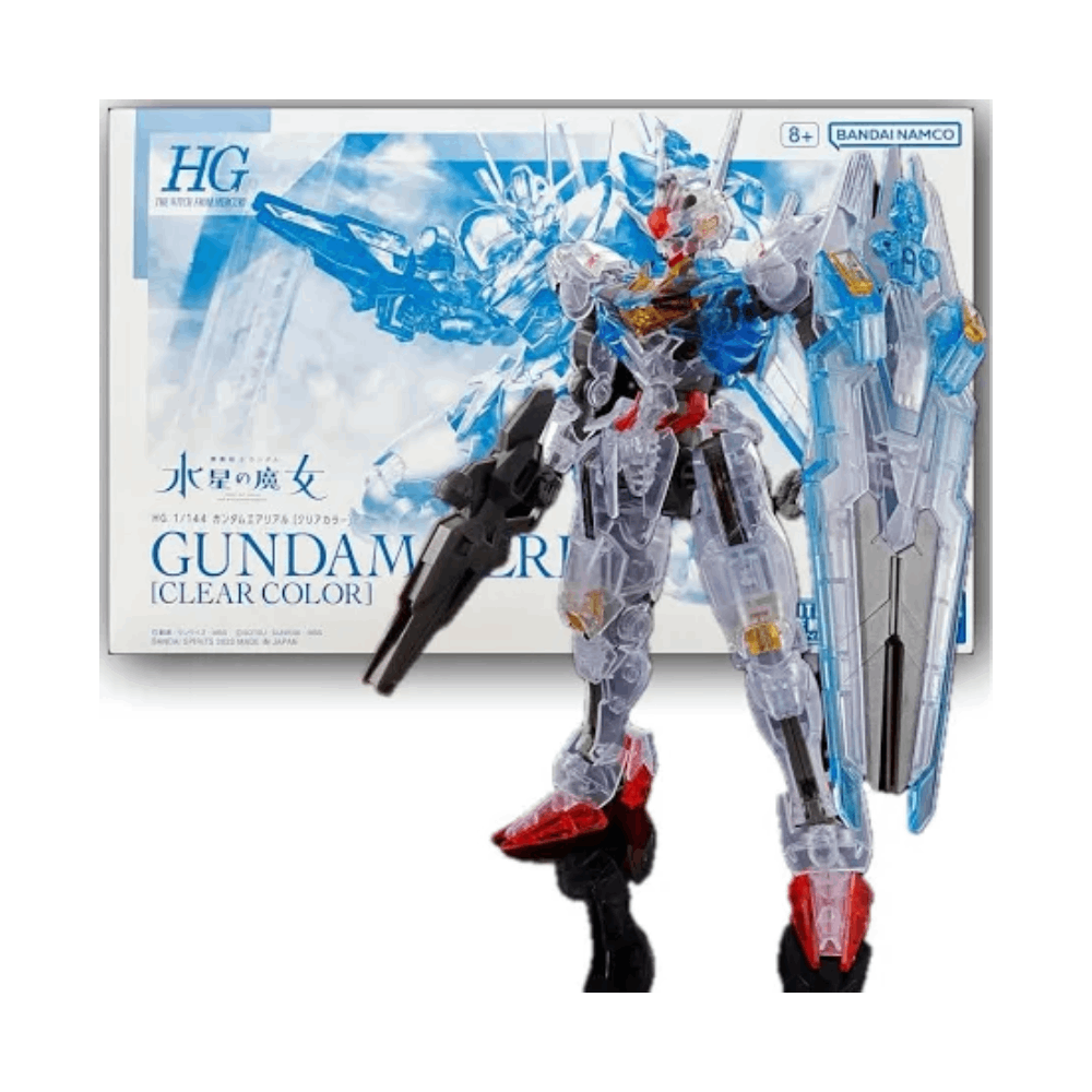 Figura Model Kit Gundam Aerial (Clear Color) - Gundam - HG 1/144 - Bandai