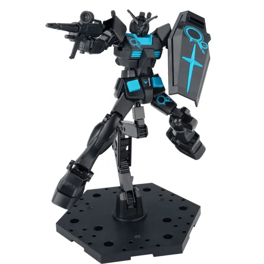Figura Model Kit Rx-78-2 Gundam (Recirculation Color Neon Blue) - Gundam - Entry Grade 1/144 - Bandai