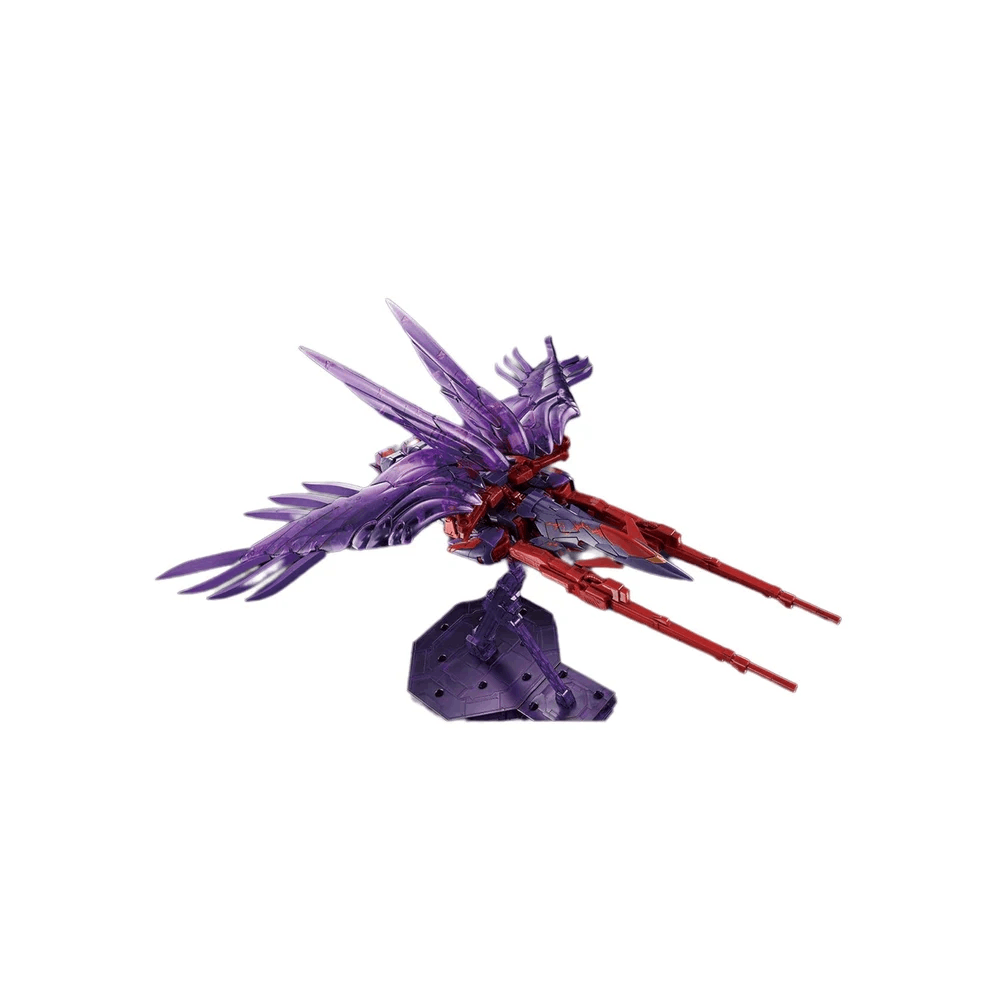 Figura Model Kit Wing Gundam Zero Ew (Cross Contrast Colors Clear Purple) - Gundam - Mg 1/100 - Bandai