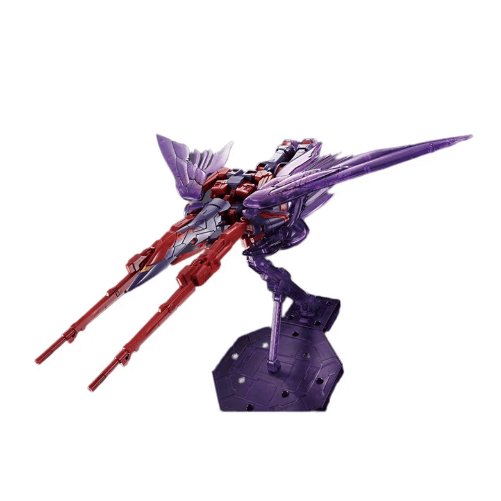 Figura Model Kit Wing Gundam Zero Ew (Cross Contrast Colors Clear Purple) - Gundam - Mg 1/100 - Bandai