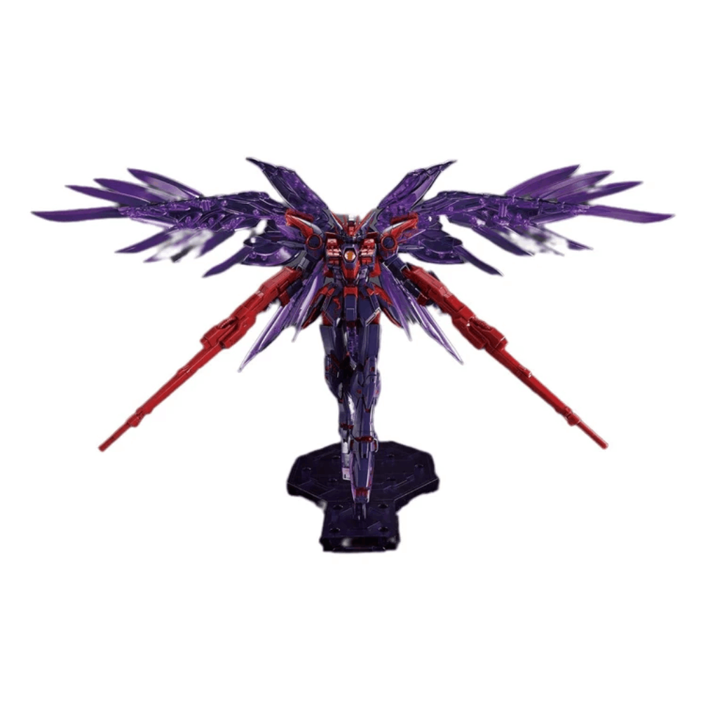 Figura Model Kit Wing Gundam Zero Ew (Cross Contrast Colors Clear Purple) - Gundam - Mg 1/100 - Bandai