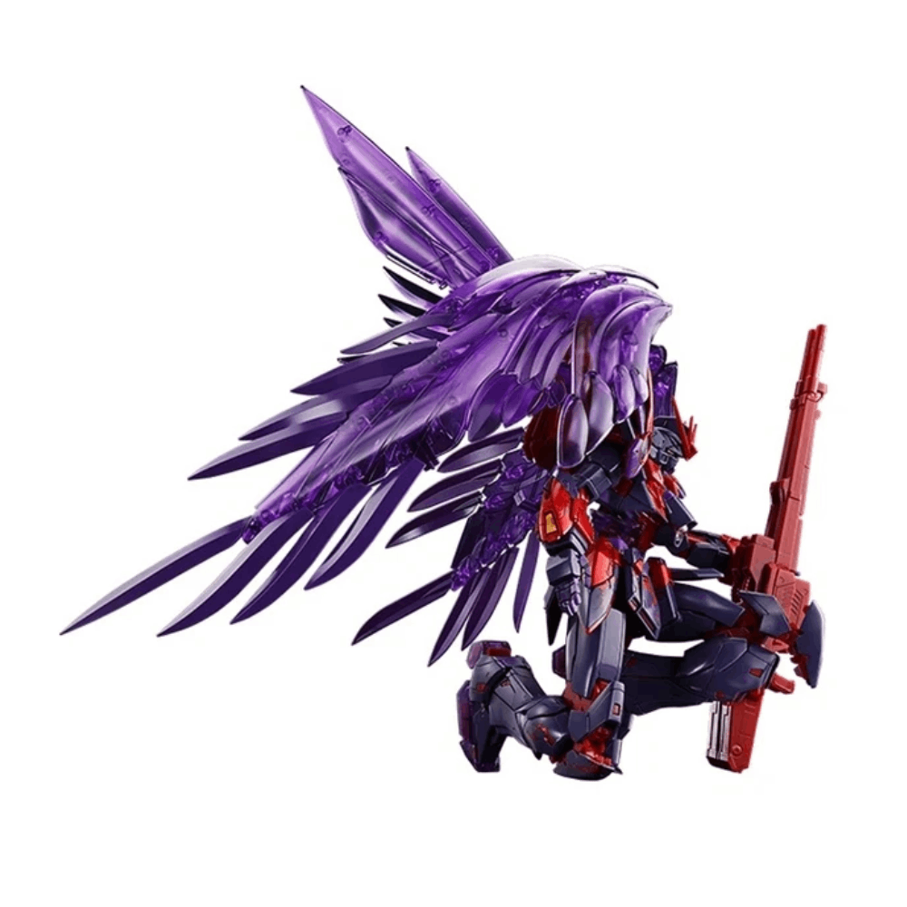 Figura Model Kit Wing Gundam Zero Ew (Cross Contrast Colors Clear Purple) - Gundam - Mg 1/100 - Bandai