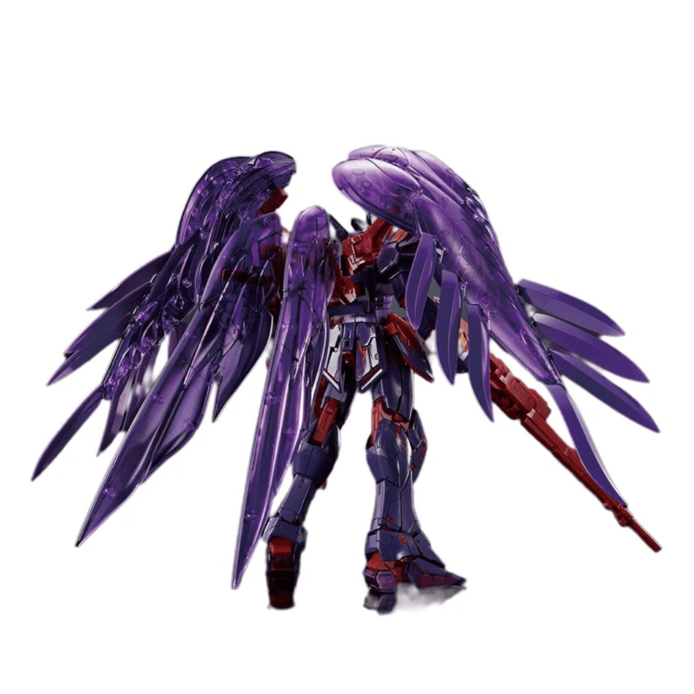 Figura Model Kit Wing Gundam Zero Ew (Cross Contrast Colors Clear Purple) - Gundam - Mg 1/100 - Bandai