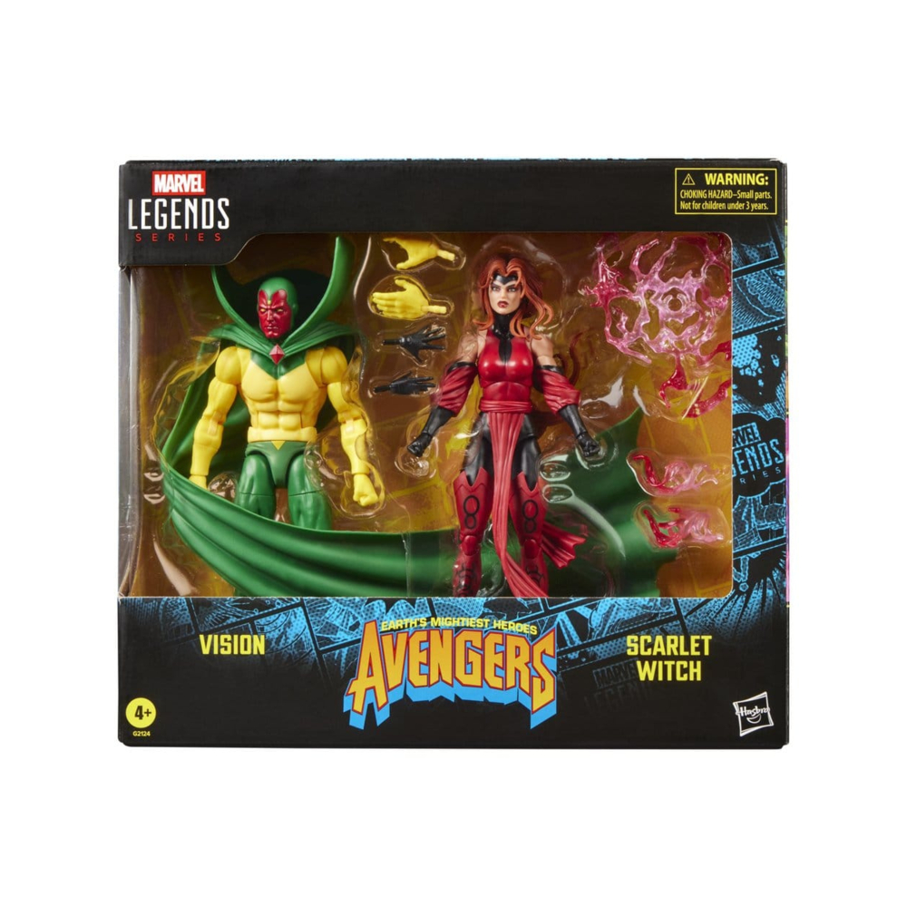 Figura Vision & Scarlet Witch - Avengers Marvel Legends - Hasbro