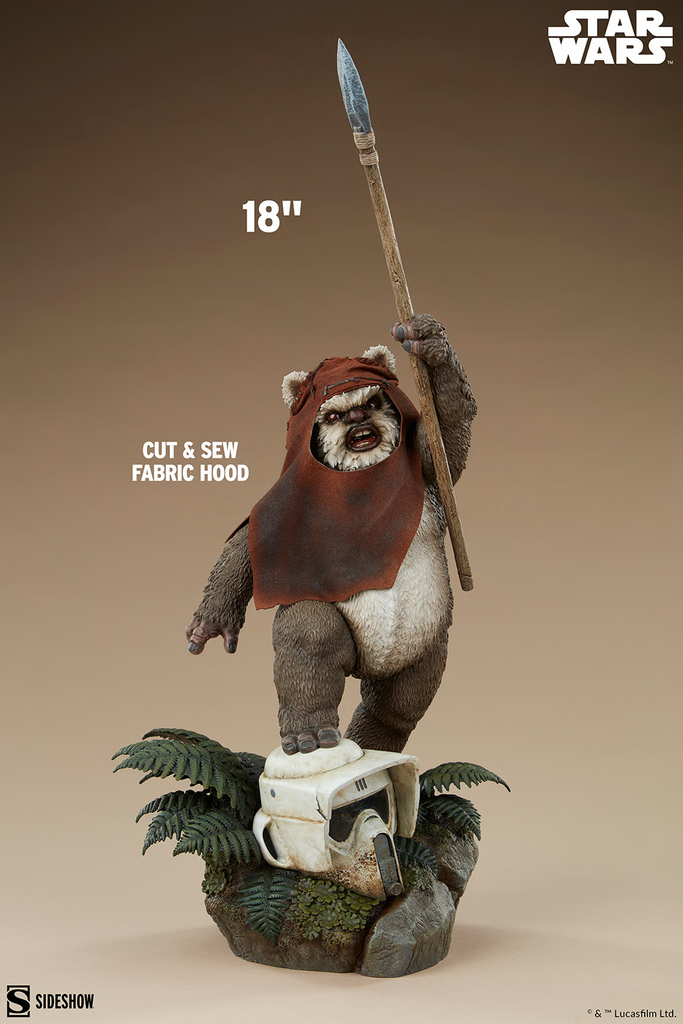 Estátua Wicket W. Warrick – Star Wars: Episode VI – Premium Format – Sideshow