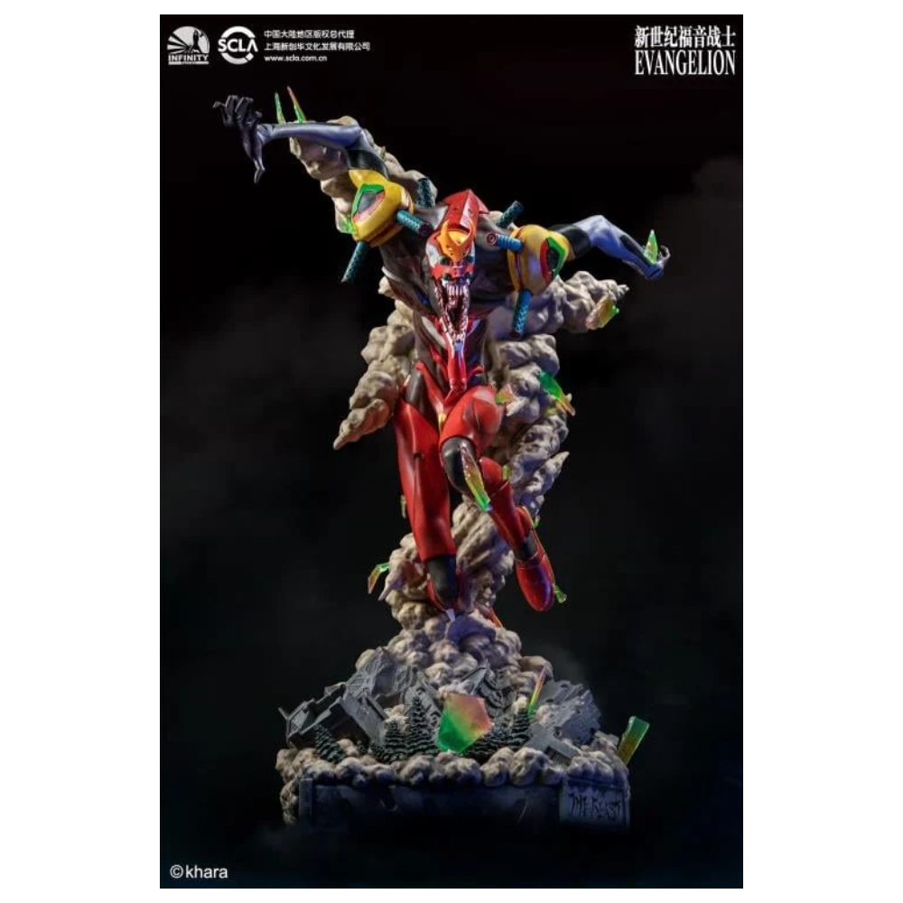 Estátua Neon Genesis Evangelion EVA Unit-02 (Beast Mode) Limited Edition Statue - Infinity Studio